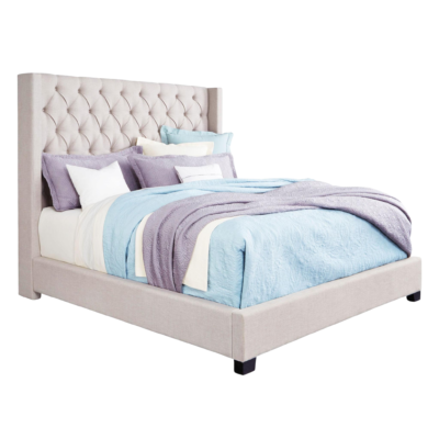 Upholstered Fabric Bed