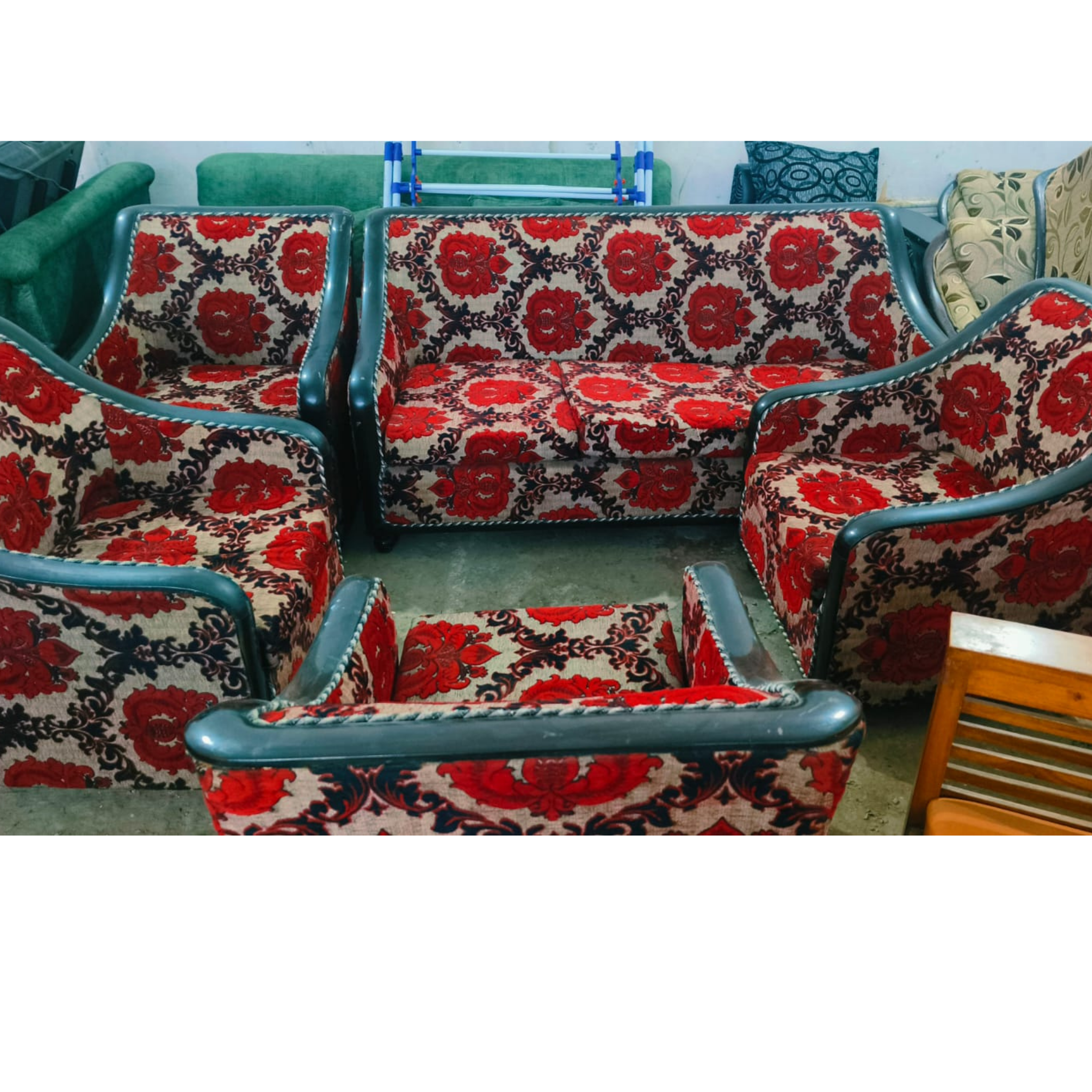 Sheesham wood sofa set 7 seater