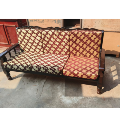 Compact size solid teak wood sofa set