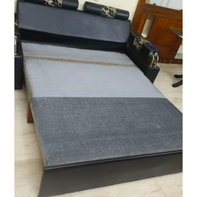 Fully covered sofa cum bed