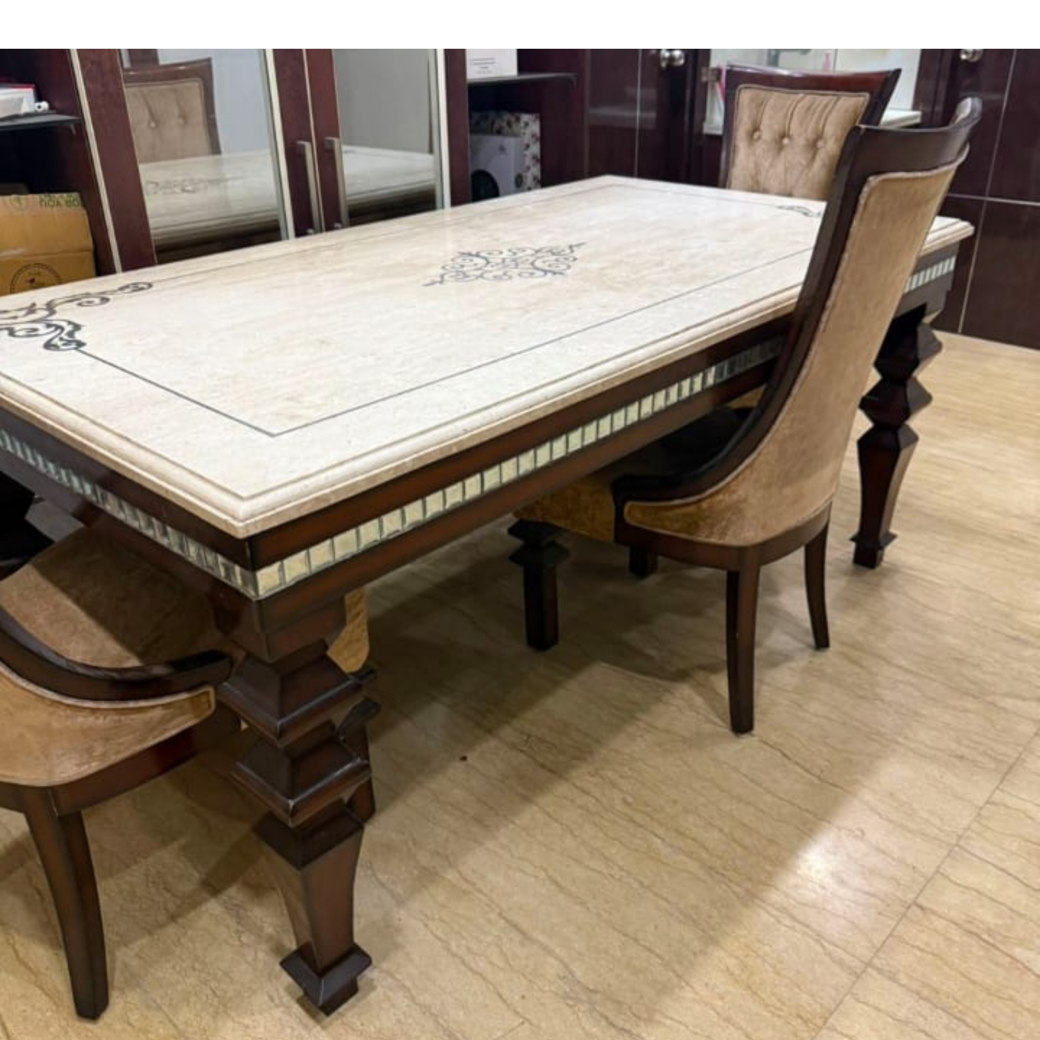 Onex marble dining table - Image 3