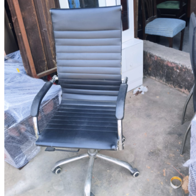 Metal base office chair for sale