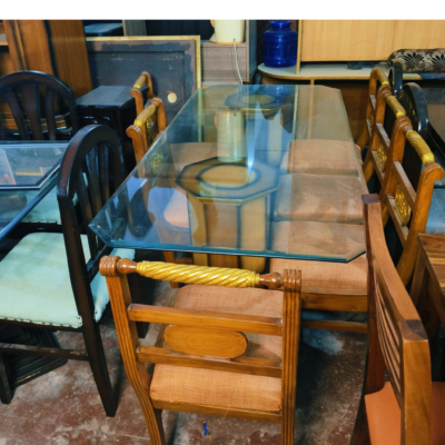 Pure teak wood dining table