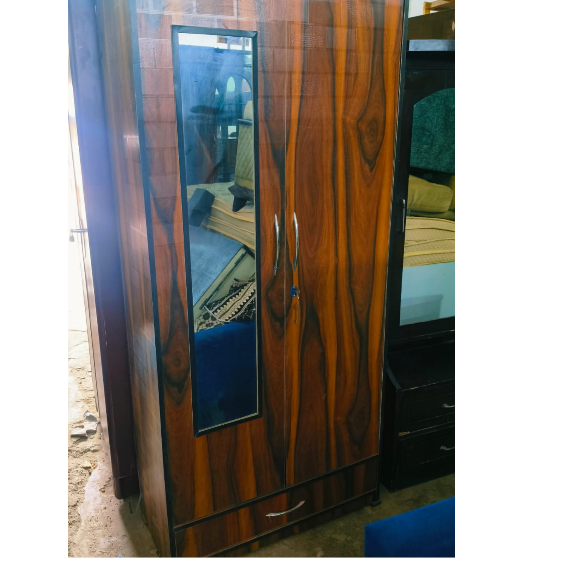 MDF board almira with mirror