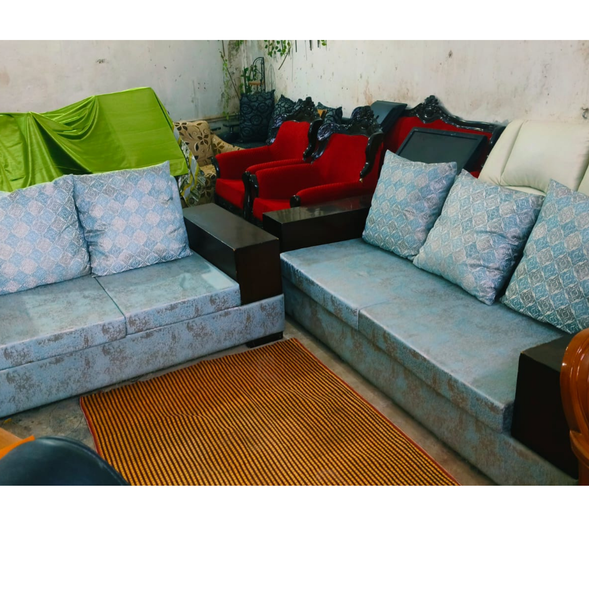 Solid teak wood dining table