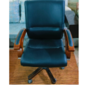 Premium segment chair with heavy wooden strong base