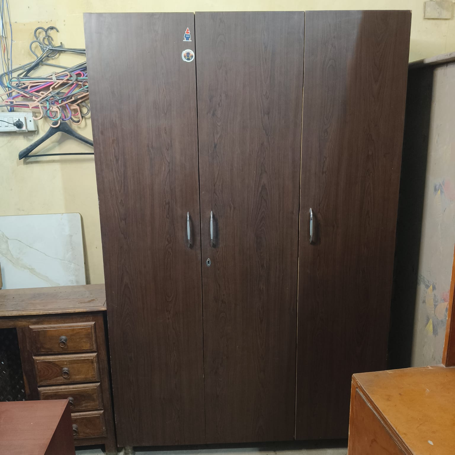 3 Door Solid Wood Almira - Image 3