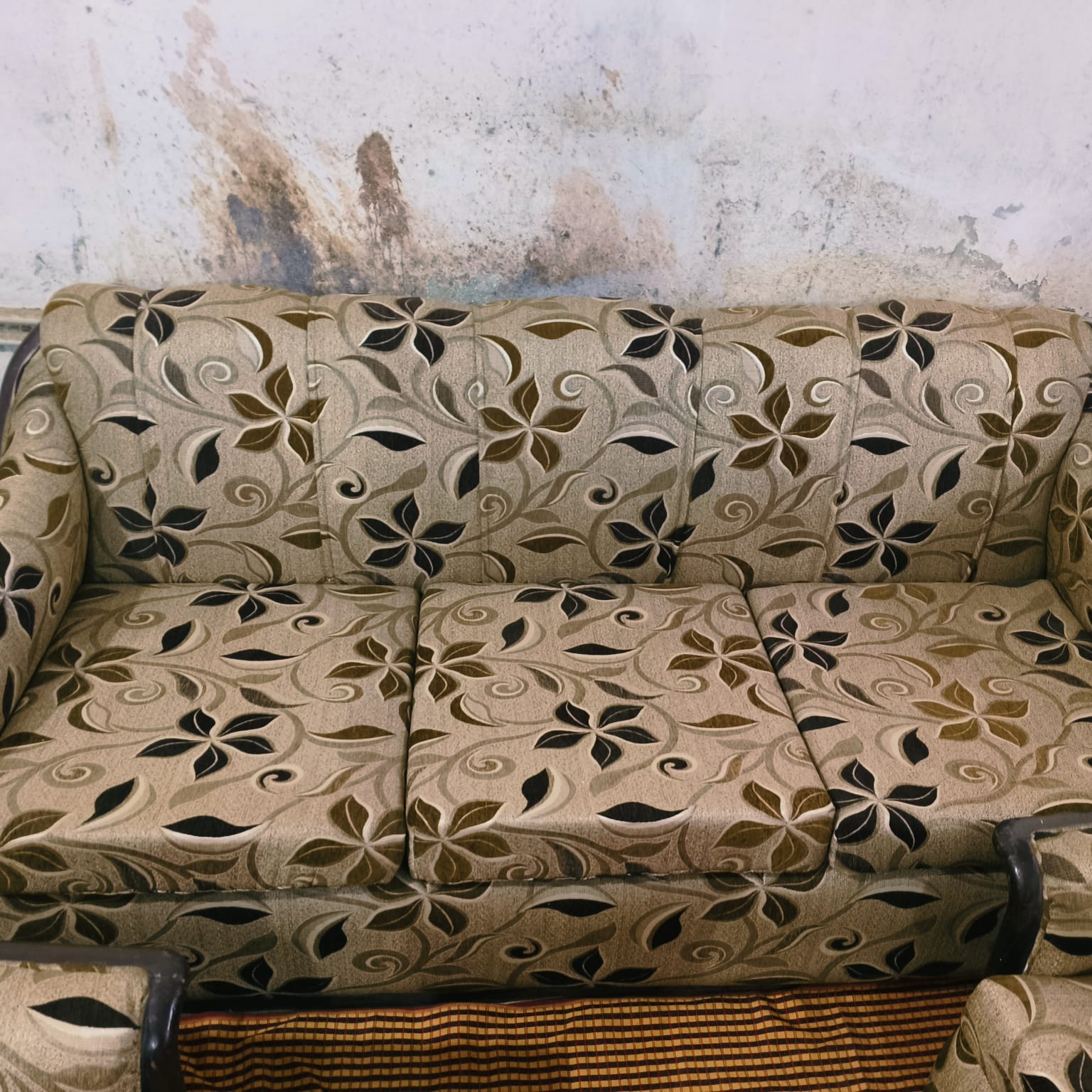 Solid teak wood sofa set - Image 3