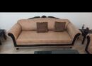 Teak wood carved sofa set