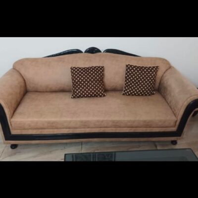 Teak wood carved sofa set