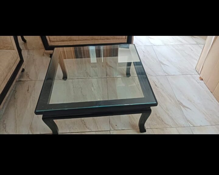 Teak wood carved sofa set - Image 5