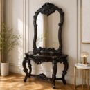Carving mirror with console