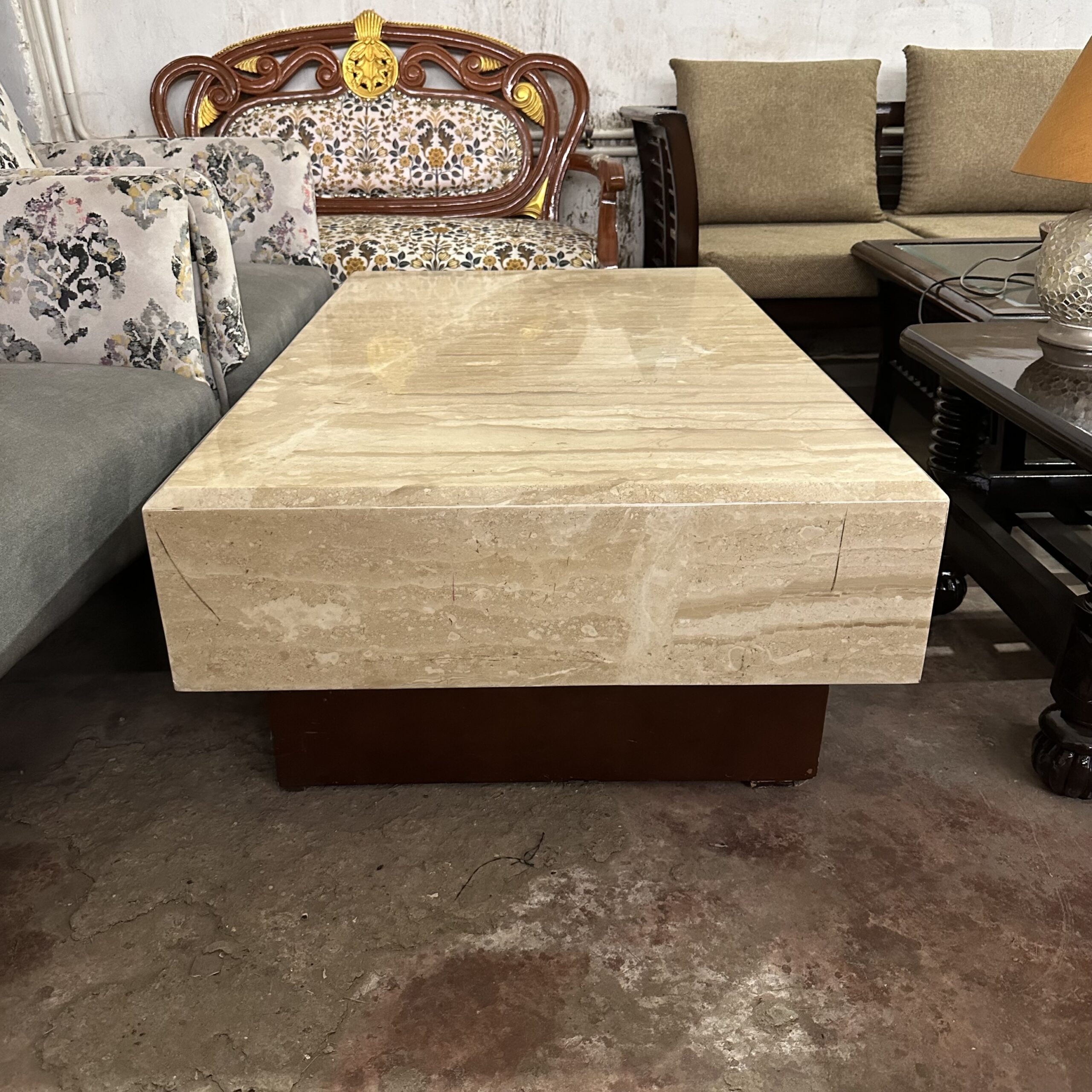 Marble top centre table - Image 2