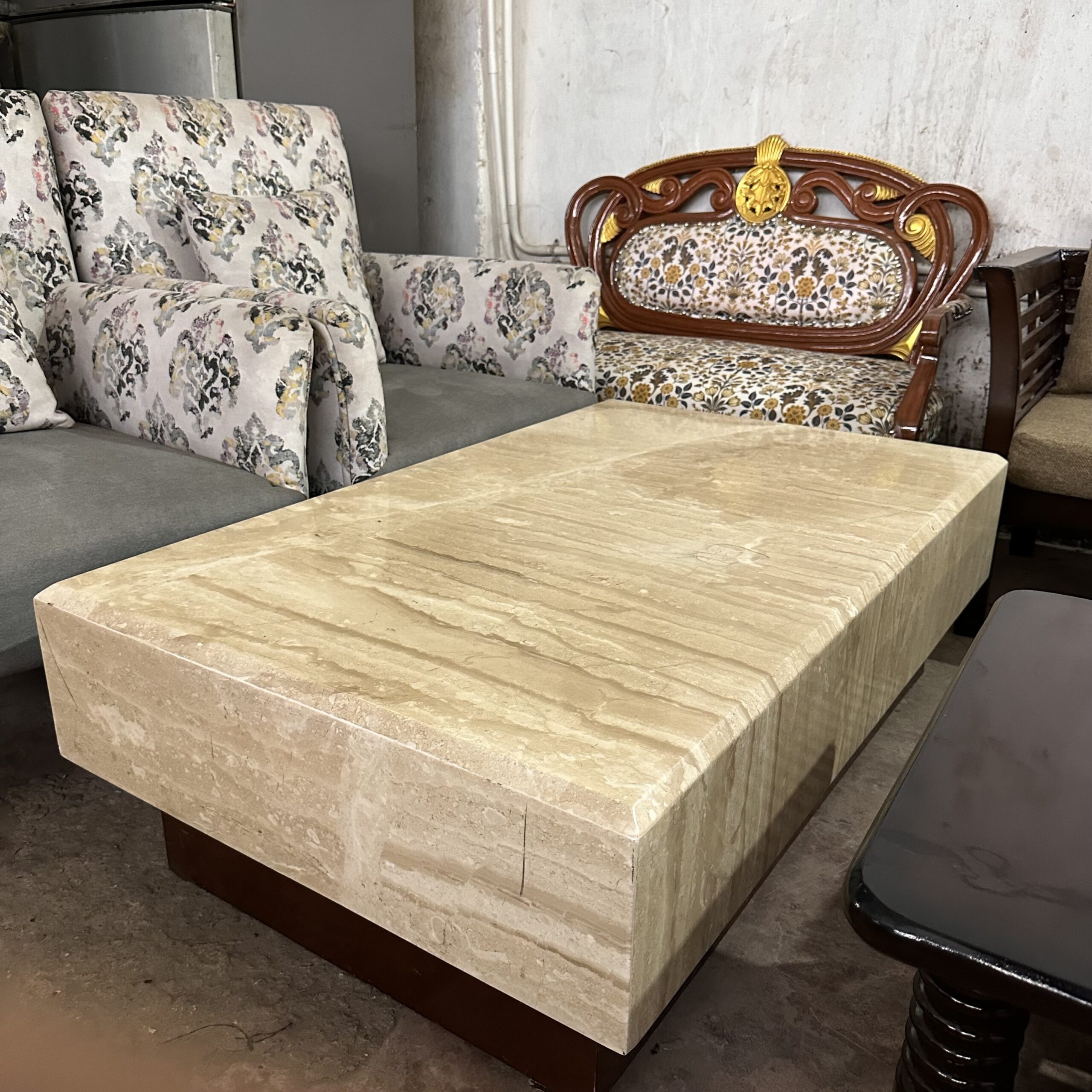 Marble top centre table - Image 4
