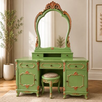 Solid wood dresser